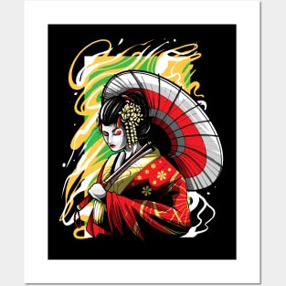 Geisha art Posters and Art